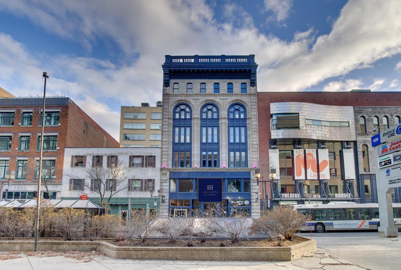 Ferienwohnung Les Lofts Du Theatre Québec Exterior foto
